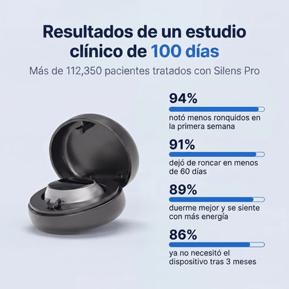 Silens Pro — Elimina ronquidos y apnea del sueño