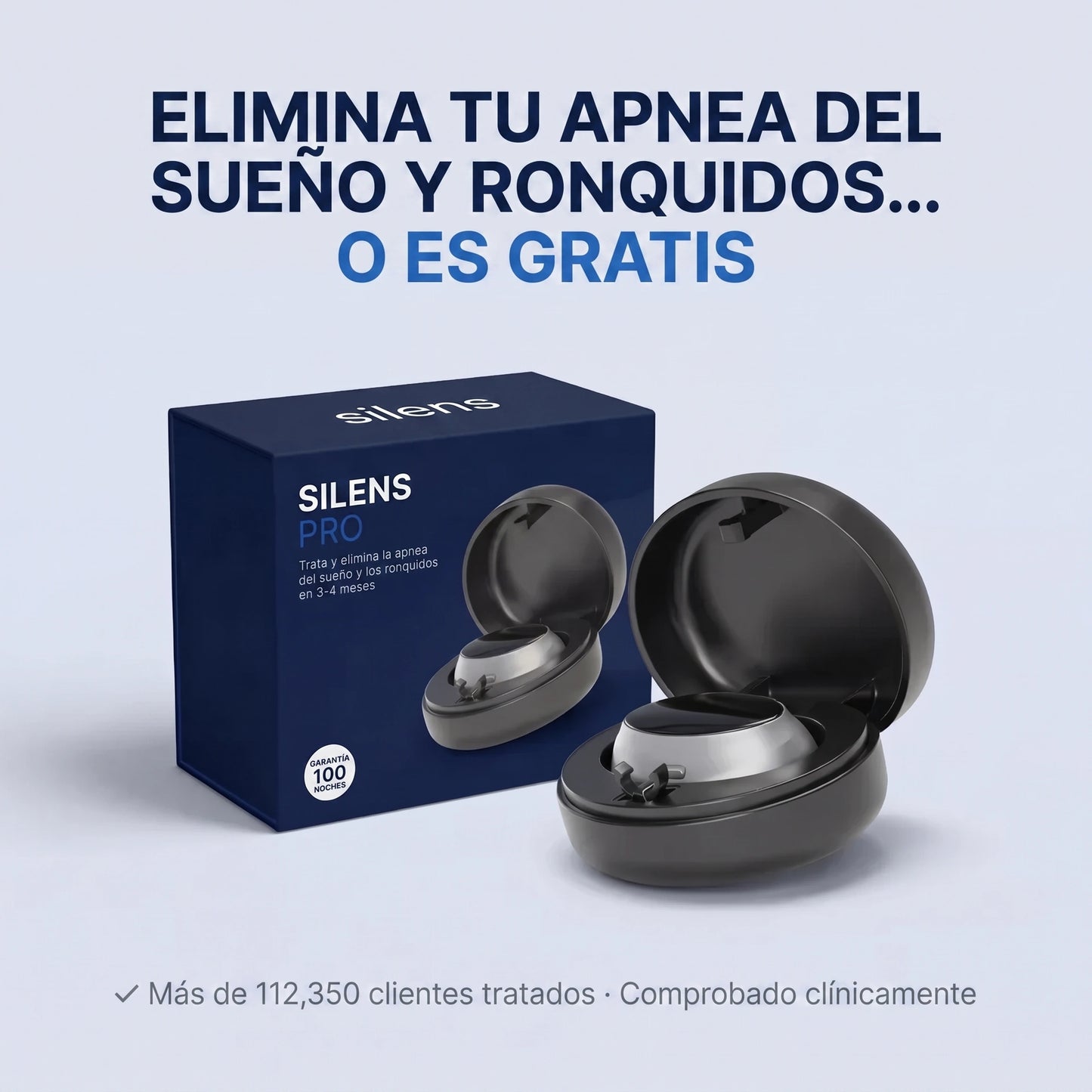 Silens Pro — Elimina ronquidos y apnea del sueño